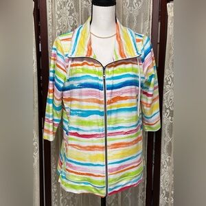 DRAPERS & DAMONS FULL ZIP JACKET - SZ. LARGE